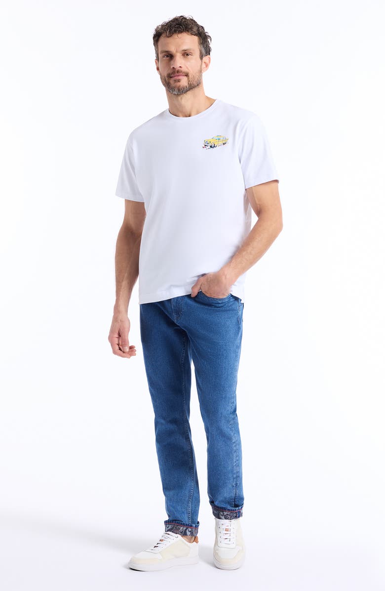 Robert Graham Skyline Cruise Cotton Graphic T-Shirt, Alternate, color, 