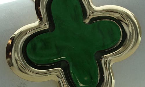 Olivia Welles Clover Cuff Bracelet In Multi