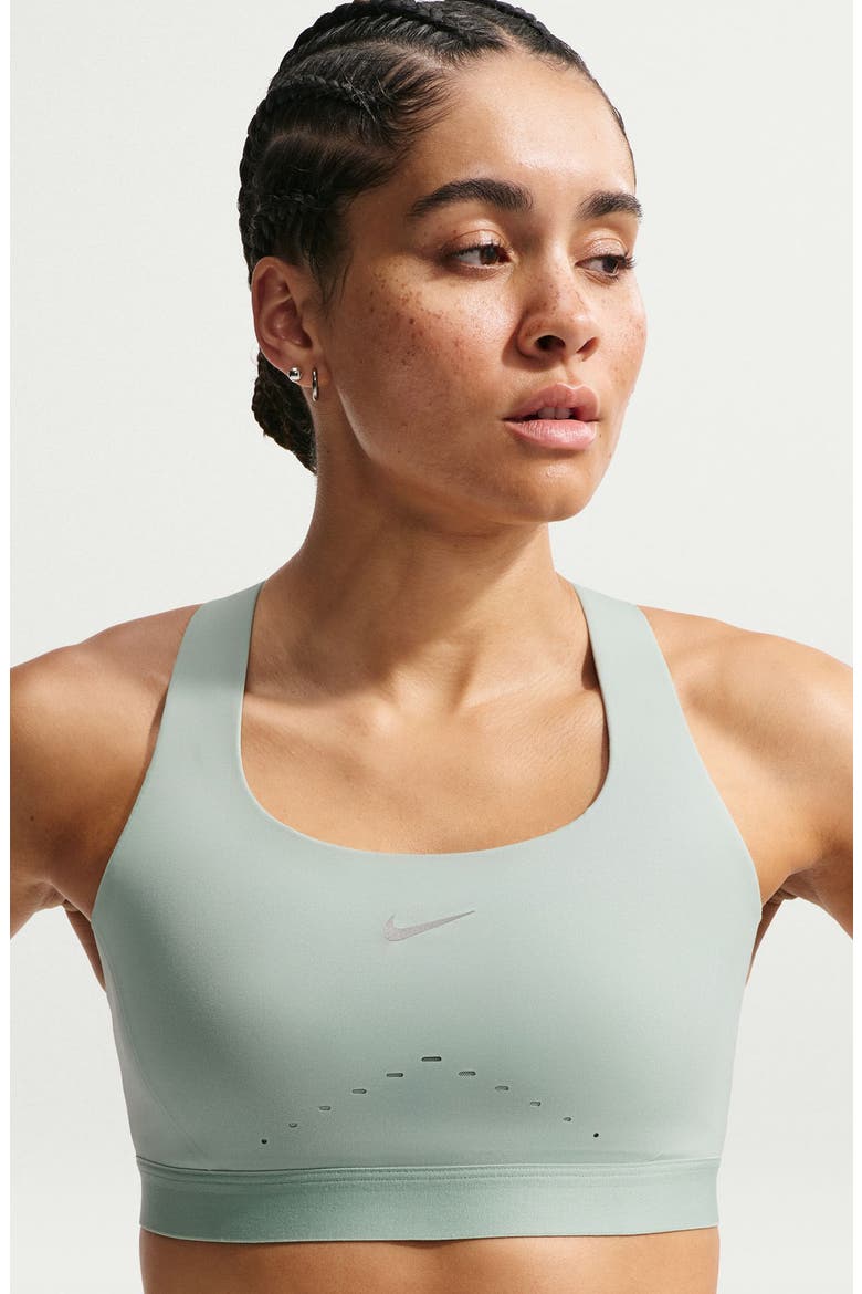 Swift Dri-FIT High Support Sports Bra, Alternate, color, STEAM/ REFLECTIVE SILVER