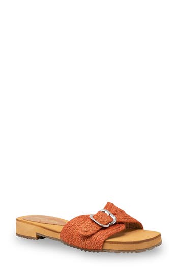CHASE & CHLOE CHASE AND CHLOE BUCKLE SLIDE SANDAL 