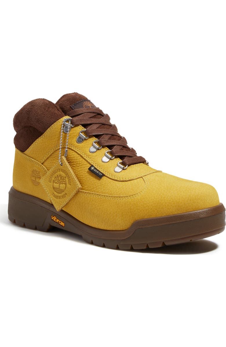 Timberland Field Gore-Tex<sup>®</sup> Waterproof Mid Boot, Main, color, Gold Nubuck