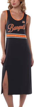 G-III 4HER BY CARL BANKS Women's G-III 4Her by Carl Banks Black Cincinnati Bengals Main Field Maxi Dress