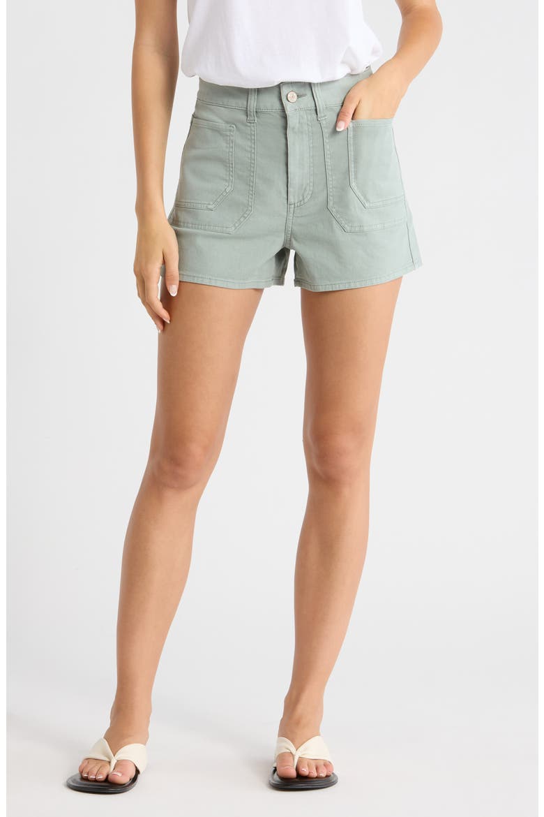 Laken Denim Shorts, Main, color, VINTAGE SEAGLASS