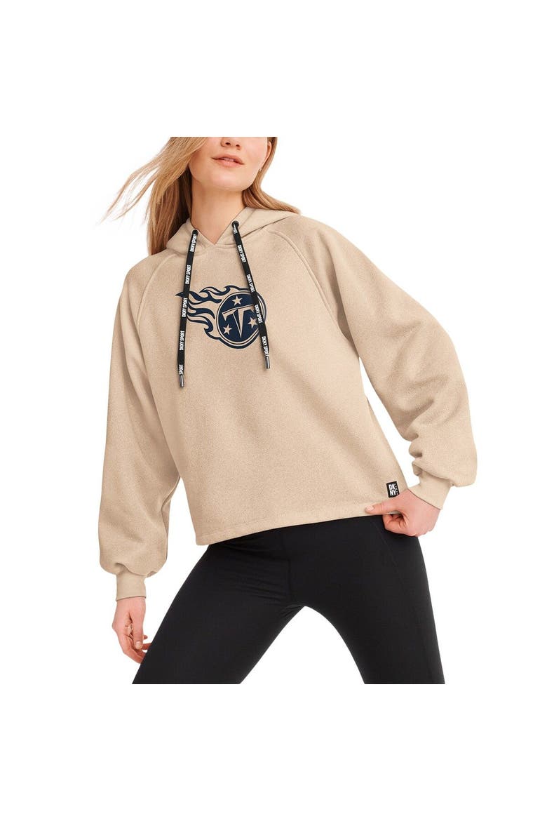 Women's DKNY Sport Cream Tennessee Titans Debbie Dolman Raglan Pullover Hoodie, Main, color, Cream