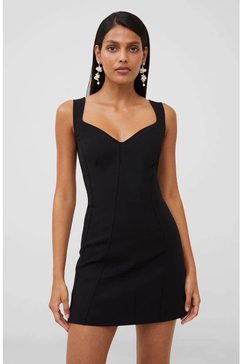 Ruth Whisper A-Line Minidress, Alternate, color, BLACKOUT