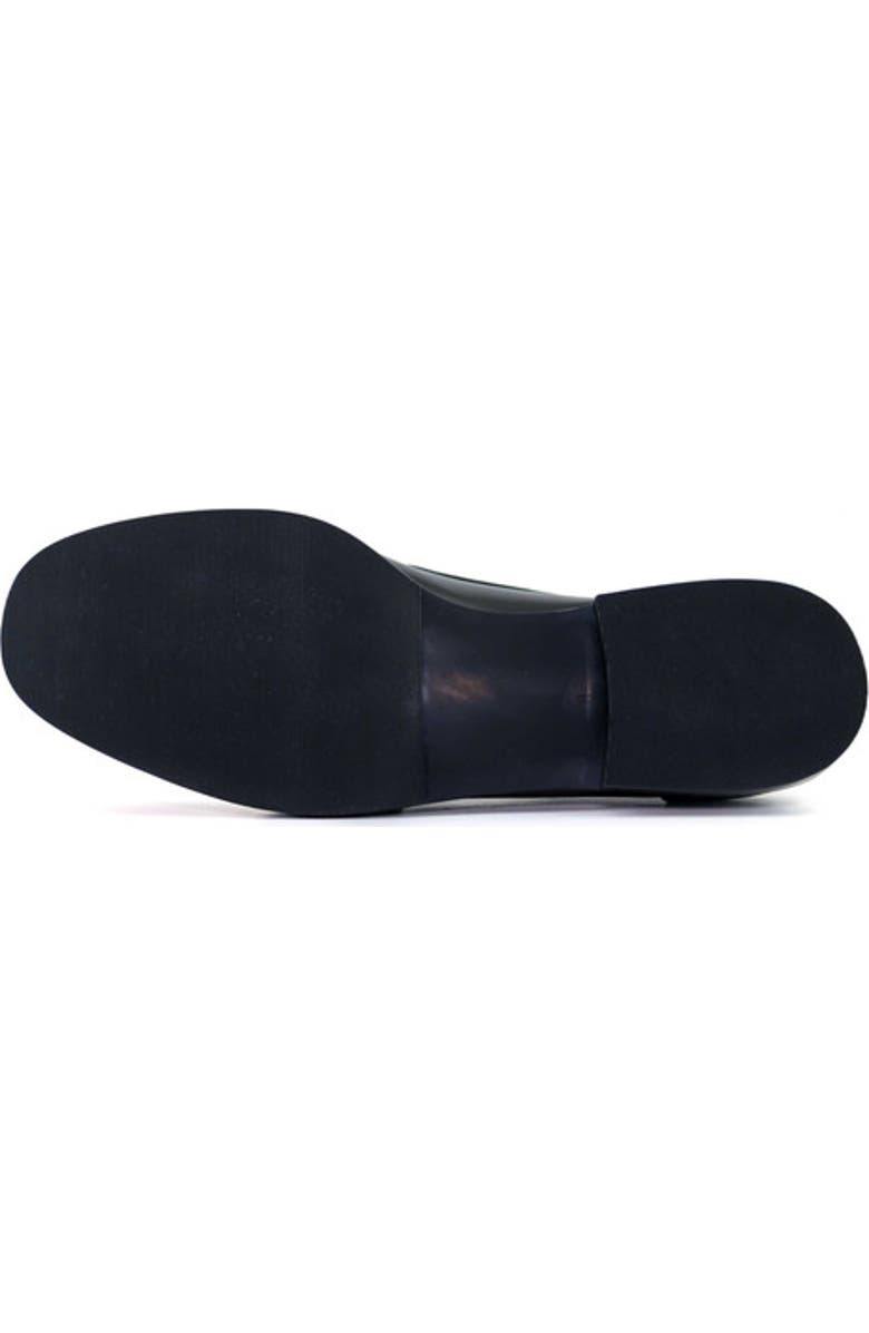 Marc Joseph New York East Village 2.0 Leather Penny Loafer, Alternate, color, Black & White Polished Napa