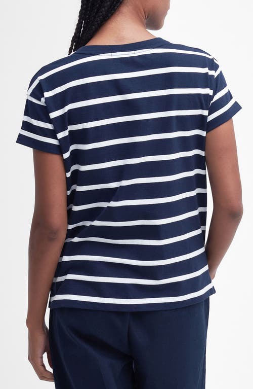 Barbour Otterburn Stripe Pocket T-shirt In Blue