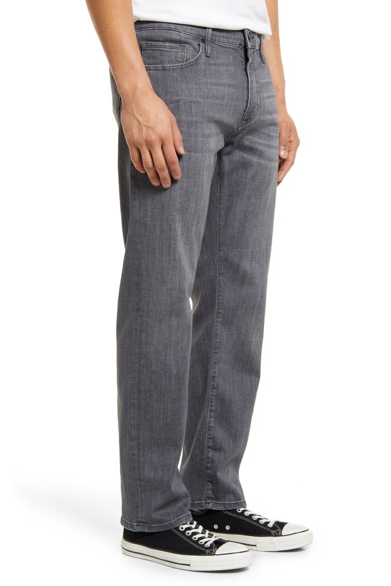 Zach Straight Leg Jeans, Alternate, color, MID GREY SUPERMOVE