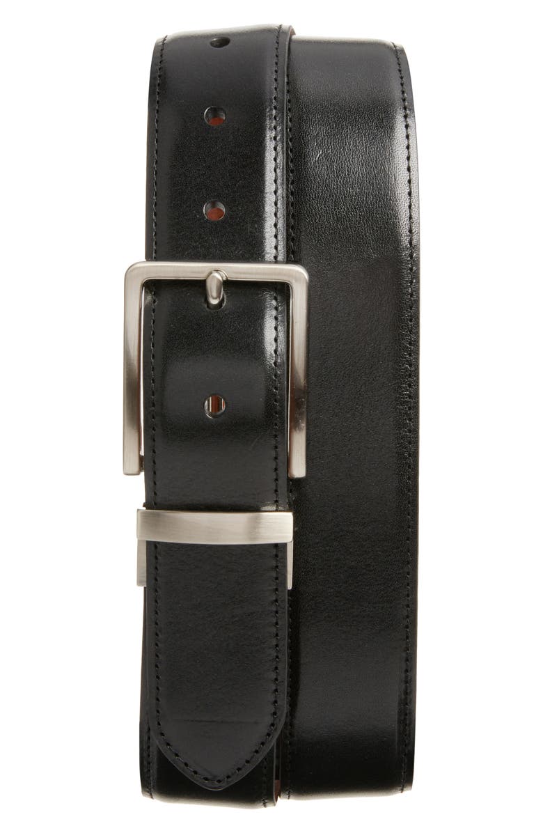 Nordstrom Mauricio Reversible Leather Belt, Main, color, Black-Tan