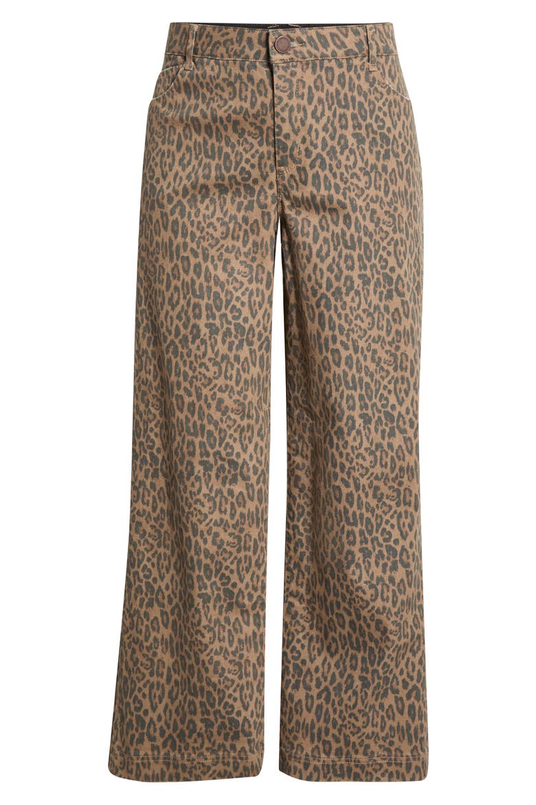 Gracie Skyrise Double Side Seam High Waist Wide Leg Jeans, Alternate, color, MOCHA BLACK MULTI