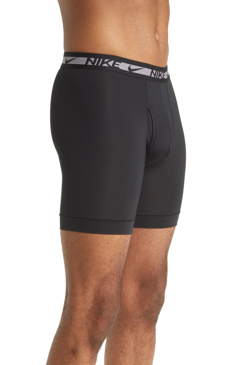 Nike 3-Pack Dri-FIT Ultra Stretch Micro Long Leg Boxer Briefs, Alternate, color,