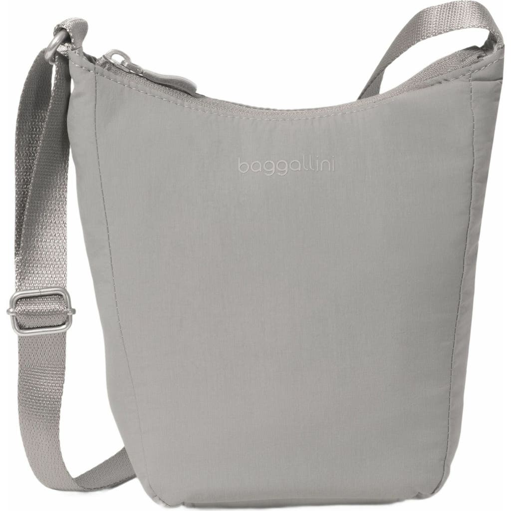 Baggallini Swift Mini Crossbody In B-lite Silver Sand
