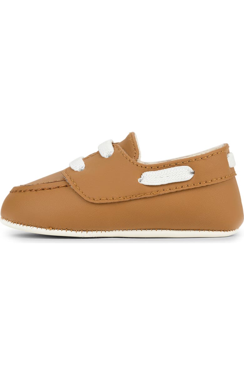 JuJuBe Steps Boat Shoe, Alternate, color, Brulee Brown