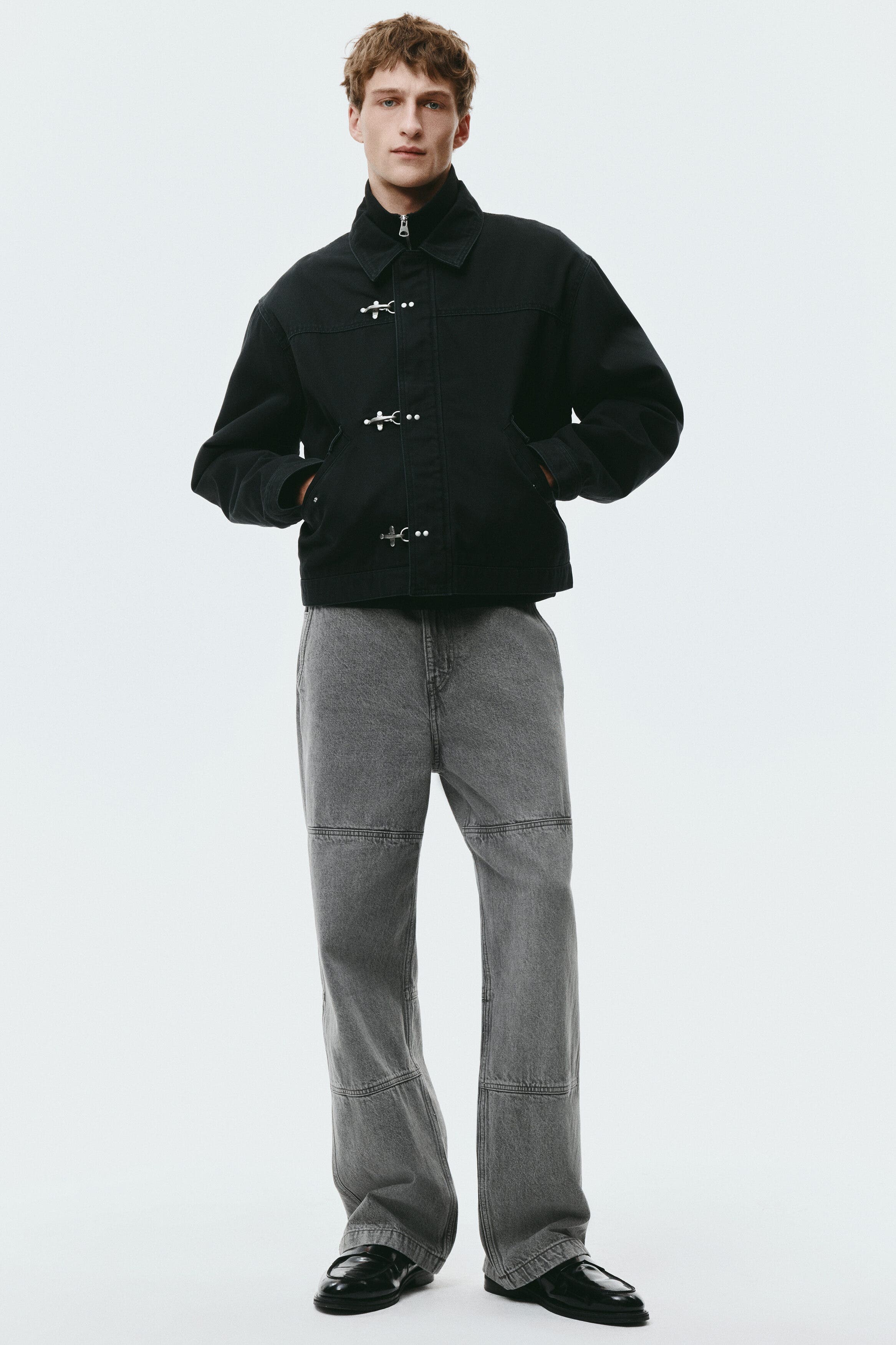 Loose Fit Worker Jeans - image 3