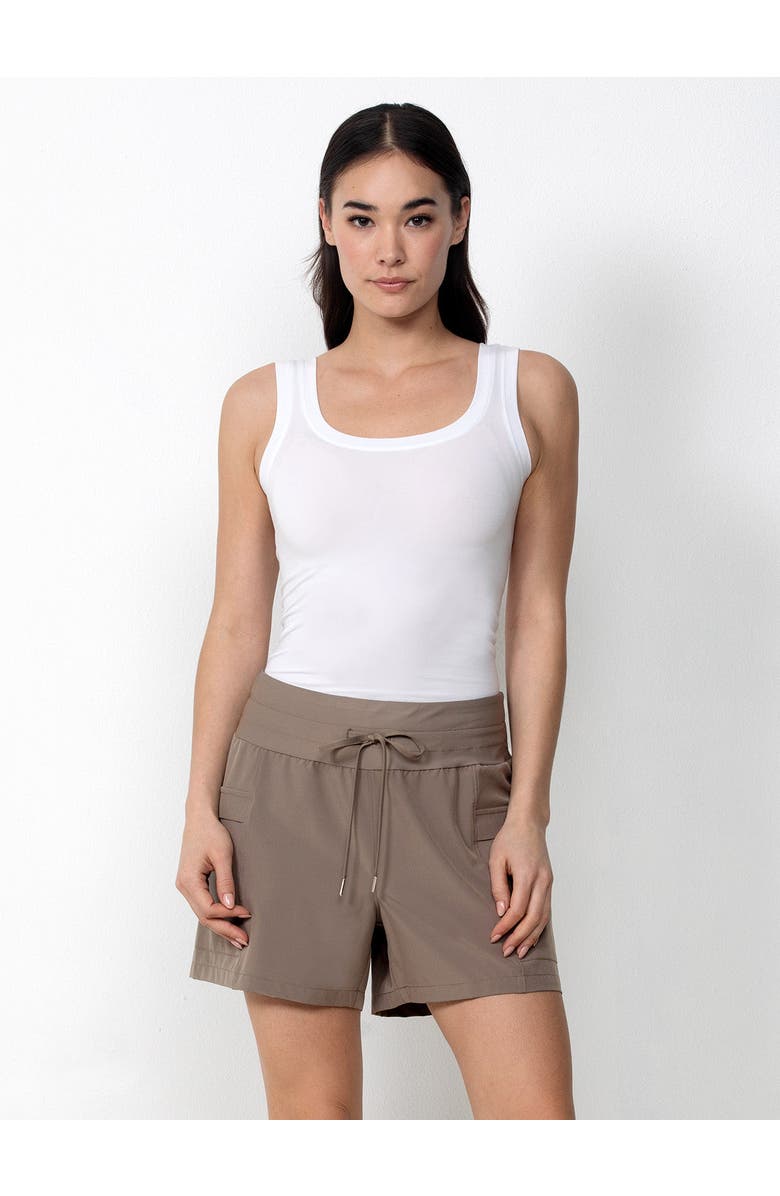 Single Stitch Lightweight Cargo Short, Main, color, Walnut
