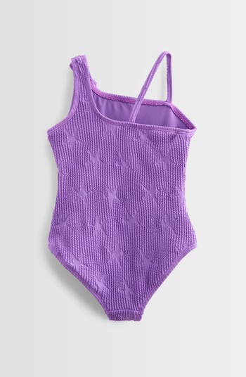 Kids' One-Shoulder One-Piece Swimsuit