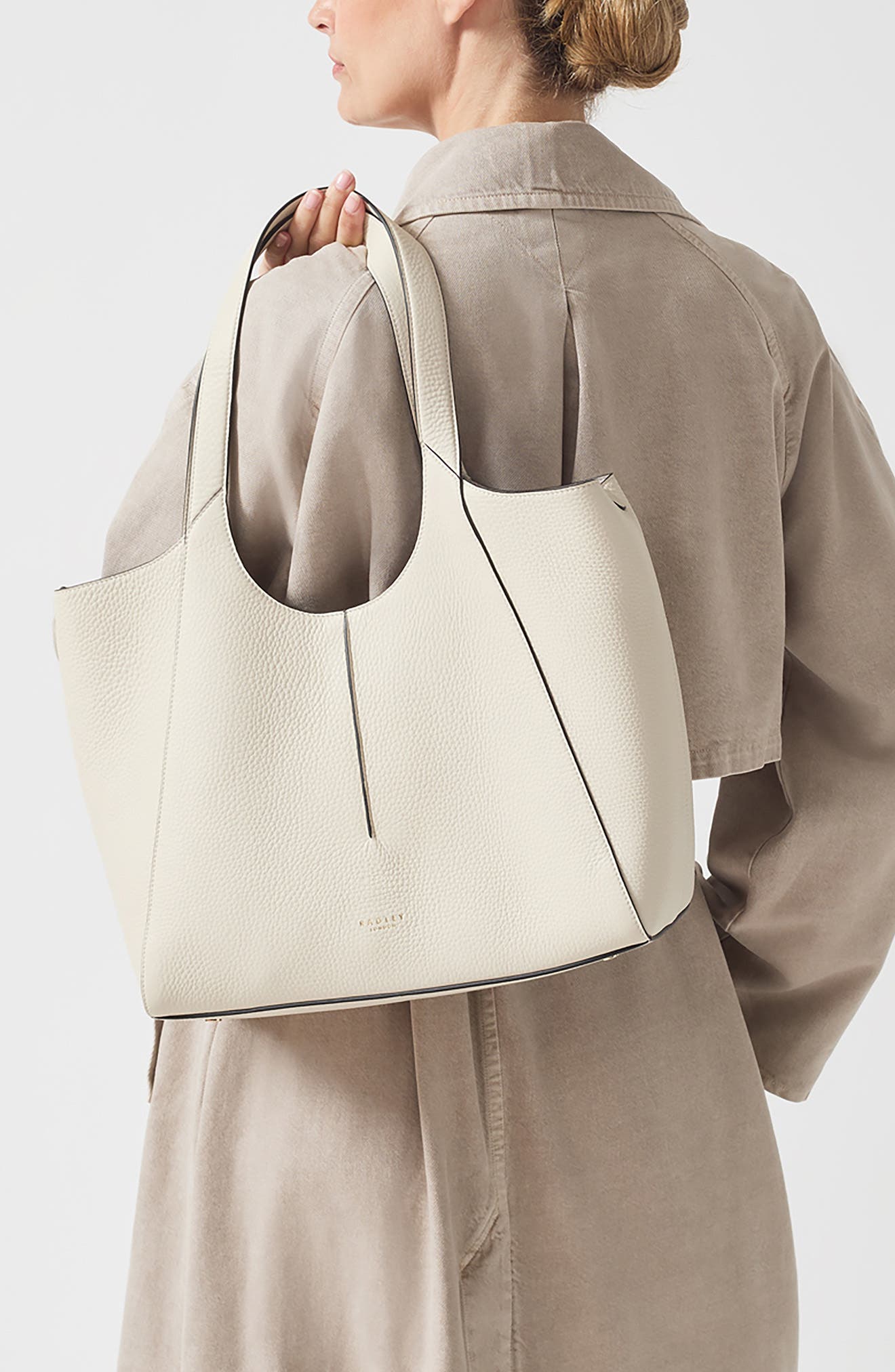 Radley Hillgate Place Large Tote, Alternate, color, Chalk