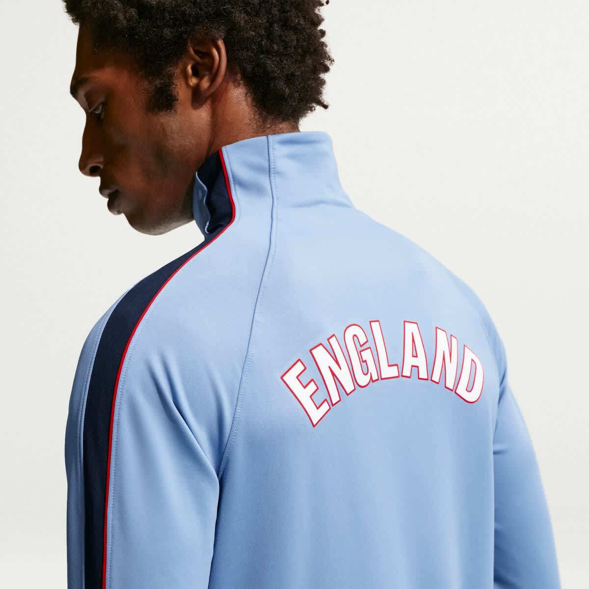 Men's Nike Blue England National Team 2026 Strike Dri-FIT Quarter