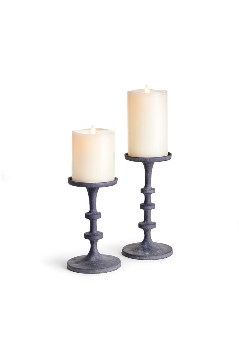 Abacus Petite Candle Stands, Main, color, Gray