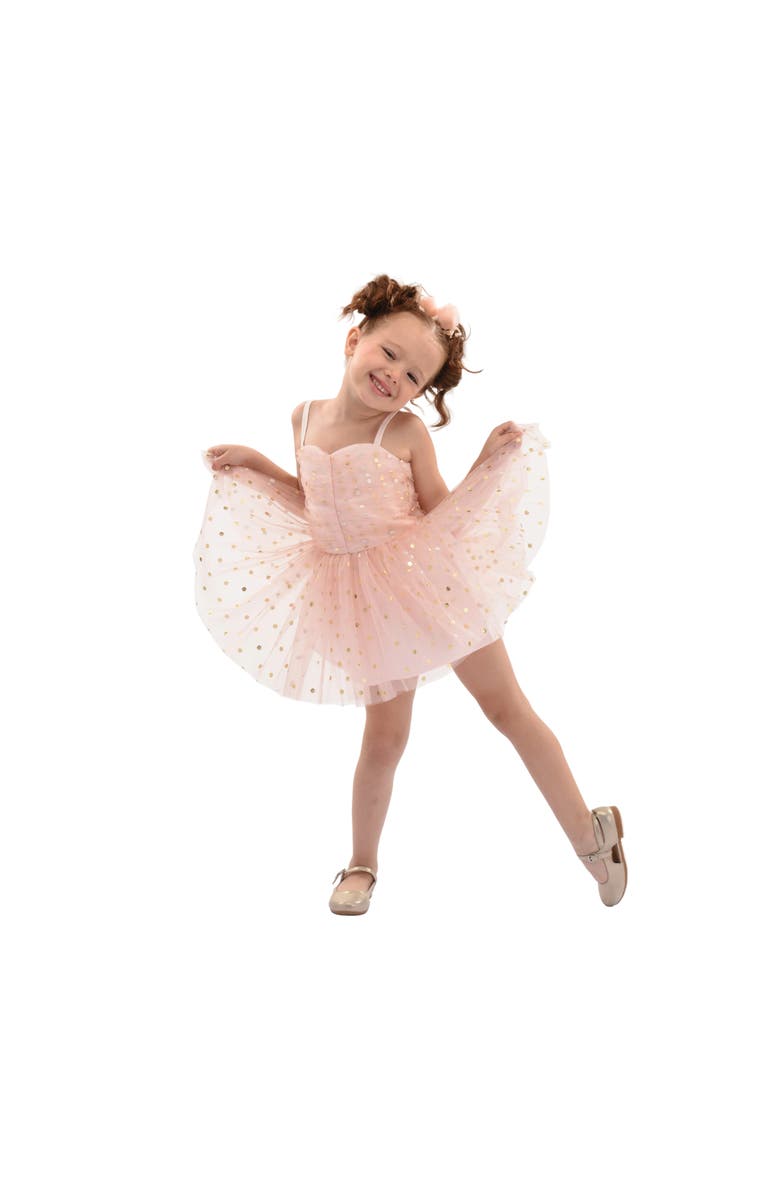 Mimi Tutu Marivelle Sequin Tulle Dress, Alternate, color, Pink