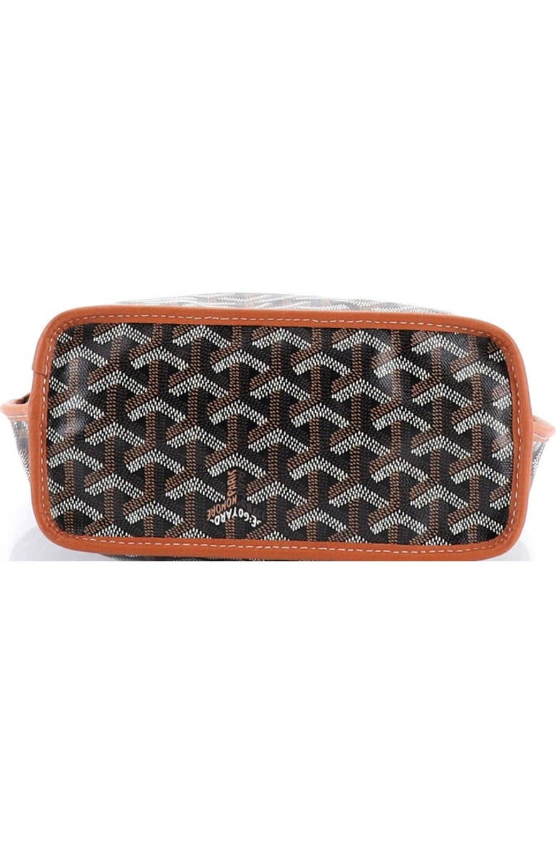 Pre-Owned Goyard Anjou Reversible Tote Coated Canvas Mini, Alternate, color, Brown