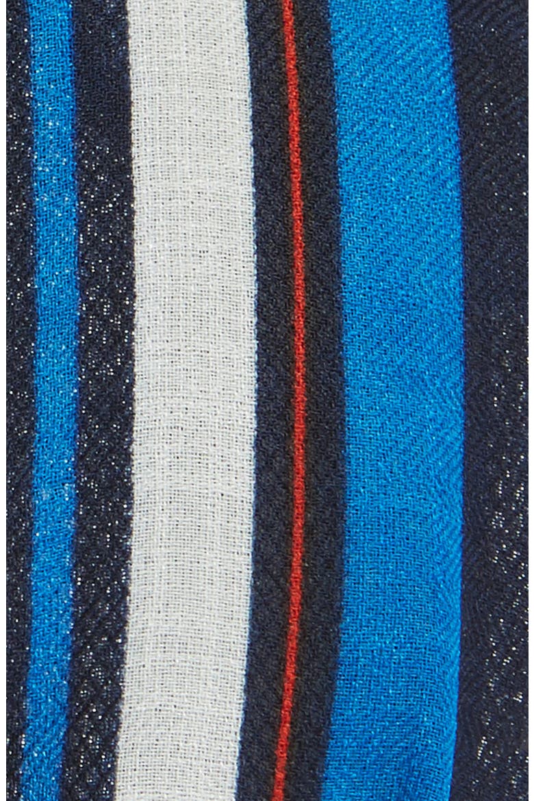 Regatta Stripe Knot Headband, Alternate, color, NAVY MULTI