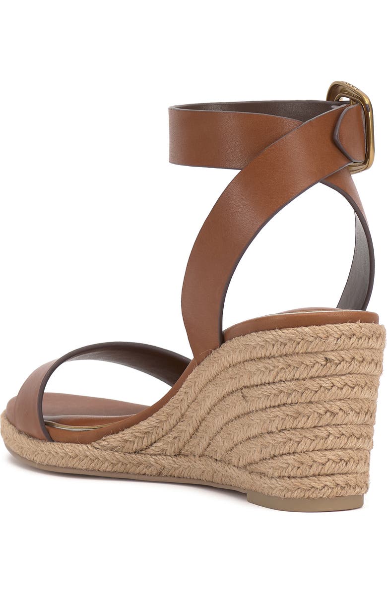 Vince Camuto Felia Wedge Sandal, Alternate, color, Mid Brown