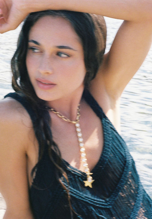 Sccollection Leon Lariat In Gold