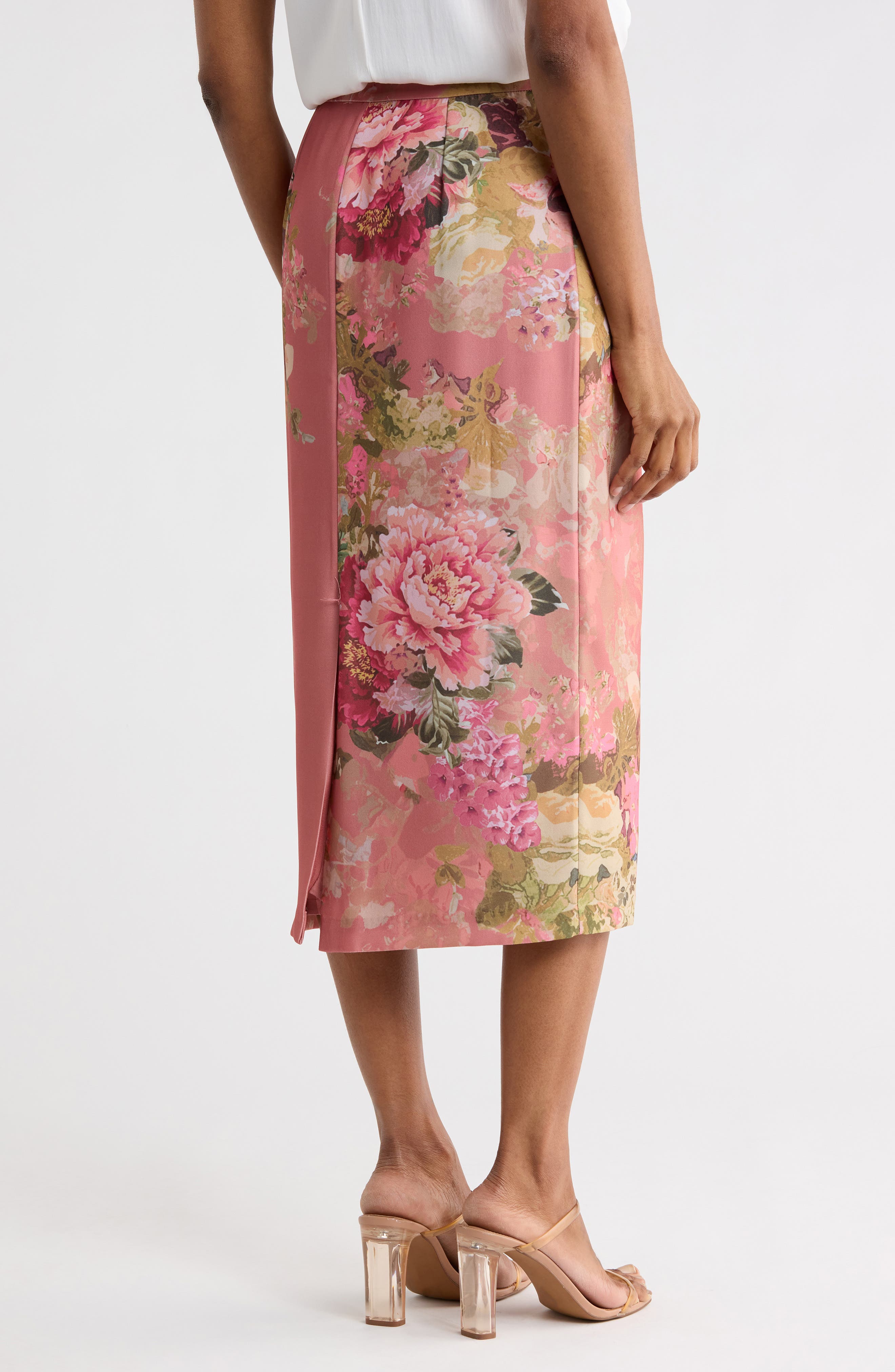 Rose Print Skirt - image 2