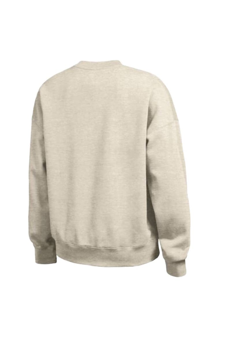 Women's Champion  Oatmeal Los Angeles Dodgers All-Star Sweatshirt, Alternate, color, Oatmeal