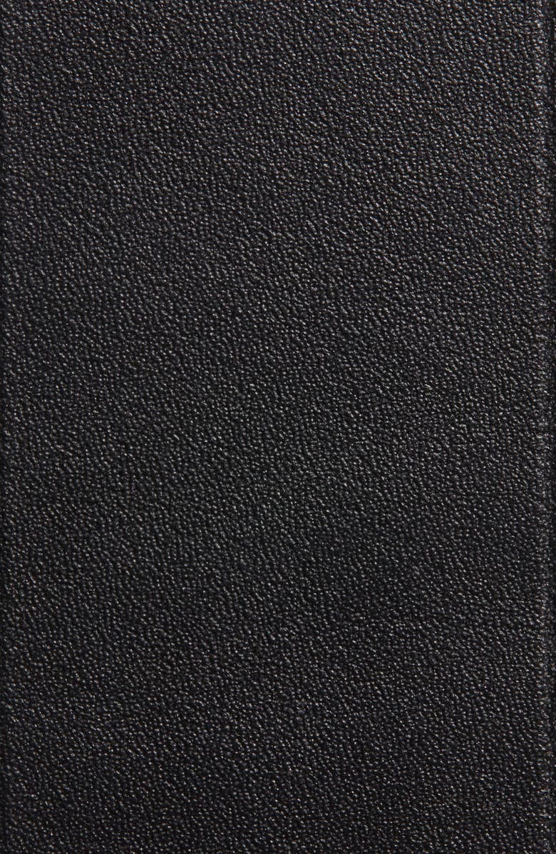 Balenciaga BB Logo Buckle Leather Belt, Alternate, color, Black