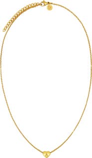 Petit Moments Dainty Heart Initial Pendant Necklace