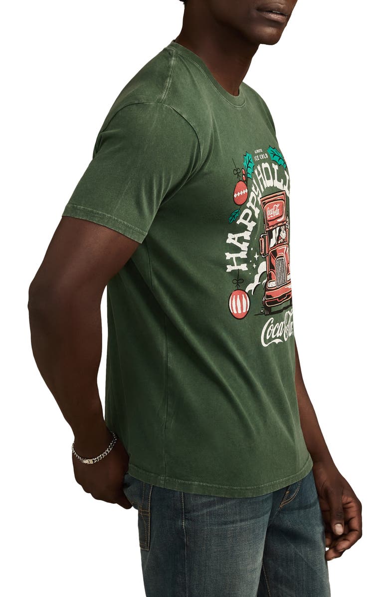 Lucky Brand Coca-Cola<sup>®</sup> Truck Cotton Graphic T-Shirt, Alternate, color, Sycamore
