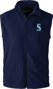 DUNBROOKE Men's Dunbrooke Navy Seattle Mariners Full-Zip Vest