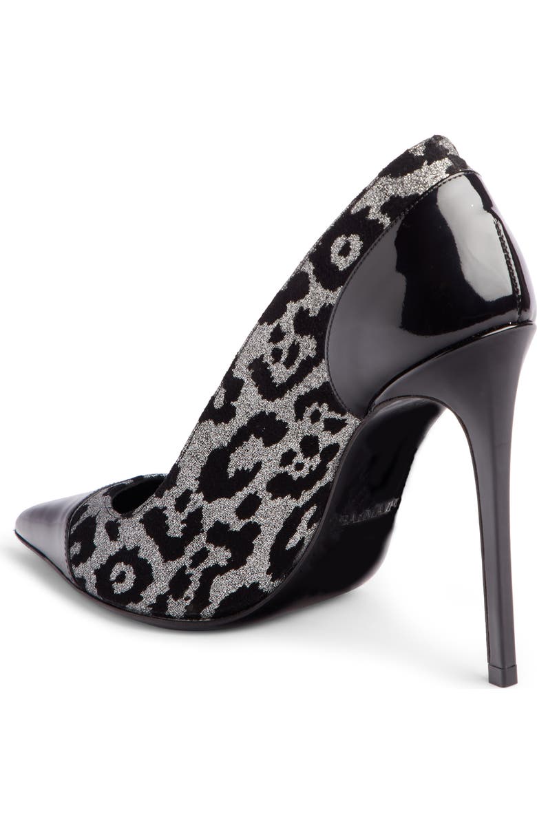 Balmain Daphne Leopard Print Pointy Toe Pump, Alternate, color,