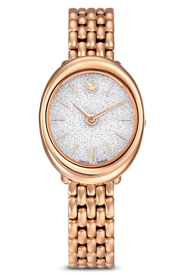 Imber Oval Bracelet Watch, 24mm x 26.3mm, Main, color, GOLD