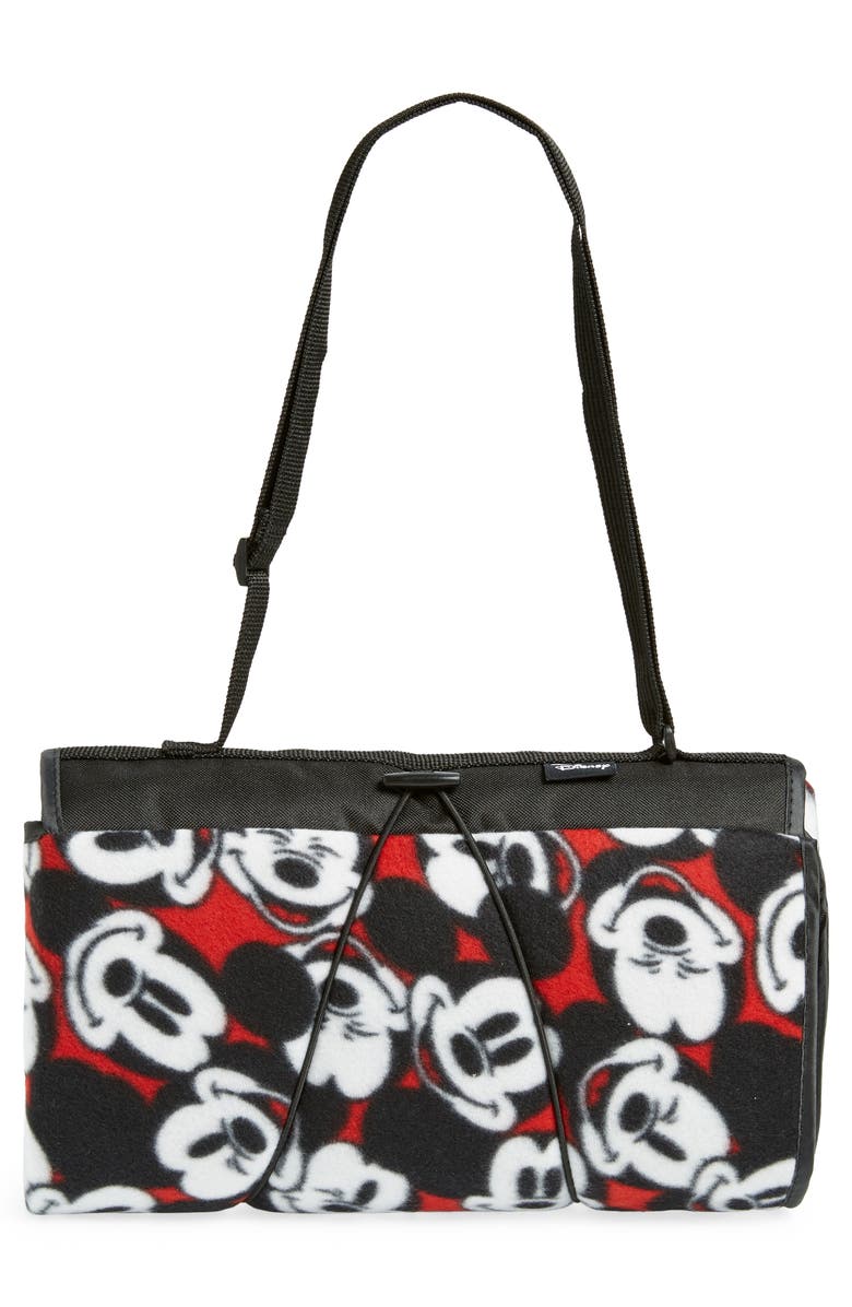 Picnic Time x Disney Mickey Mouse Outdoor Picnic Blanket Tote, Alternate, color, Red