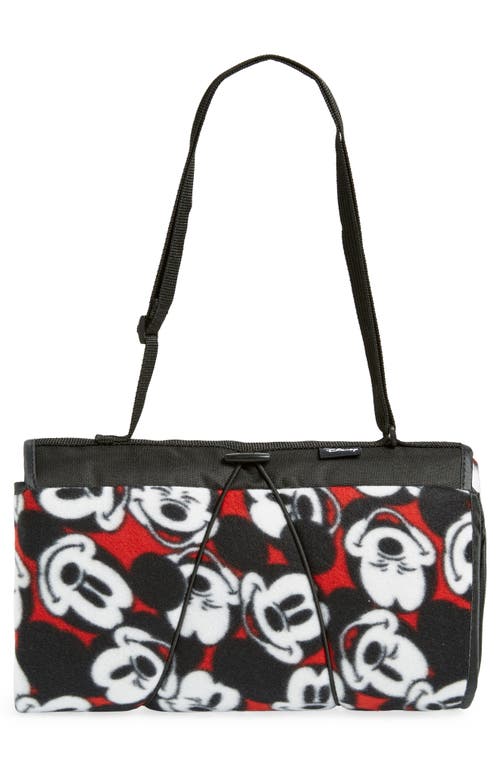 Picnic Time X Disney Mickey Mouse Outdoor Picnic Blanket Tote In Red