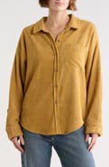 WISHLIST Oversize Corduroy Shacket