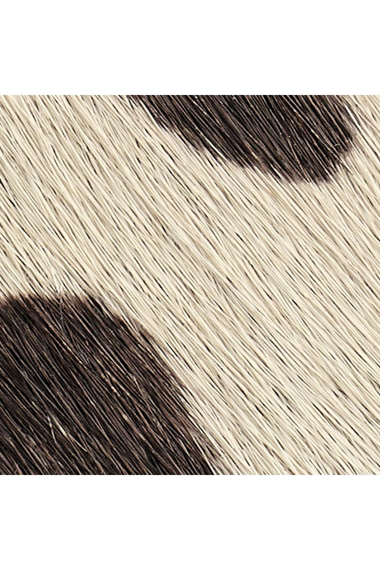Animal-Print Pony Hair-Effect Leather Belt, Alternate, color, BEIGE / ANIMAL PRINT