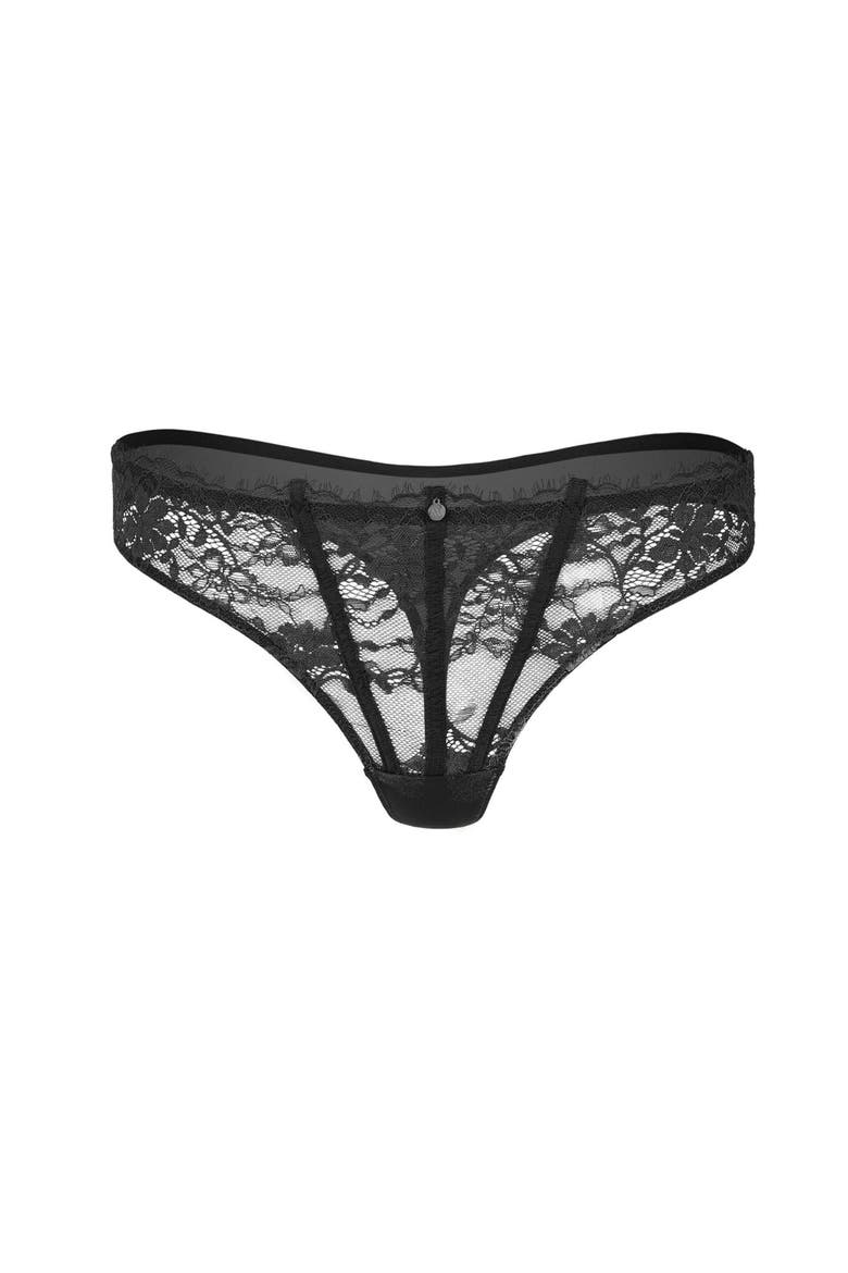 Mandi Thong Panties, Main, color, Black