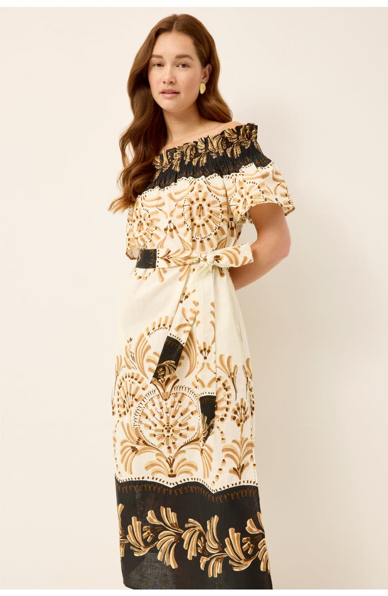 Marie Oliver Lola Dress, Alternate, color, Fleuron
