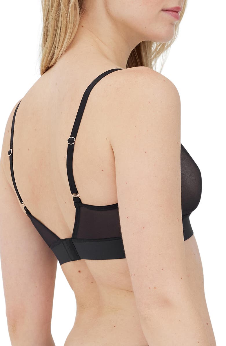 Skarlett Blue Passion Bralette Bra, Alternate, color, Black