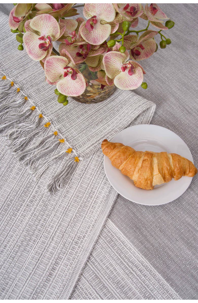 carol & frank Kerbey Boulder Table Throw Tablecloth 54" x 54", Alternate, color, Grey