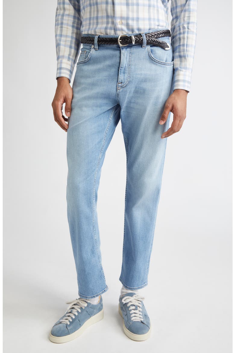 Slim Leg Stretch Jeans, Main, color, 08N ZUCCHERO