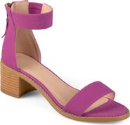Journee Collection Percy Open Toe Heeled Sandal