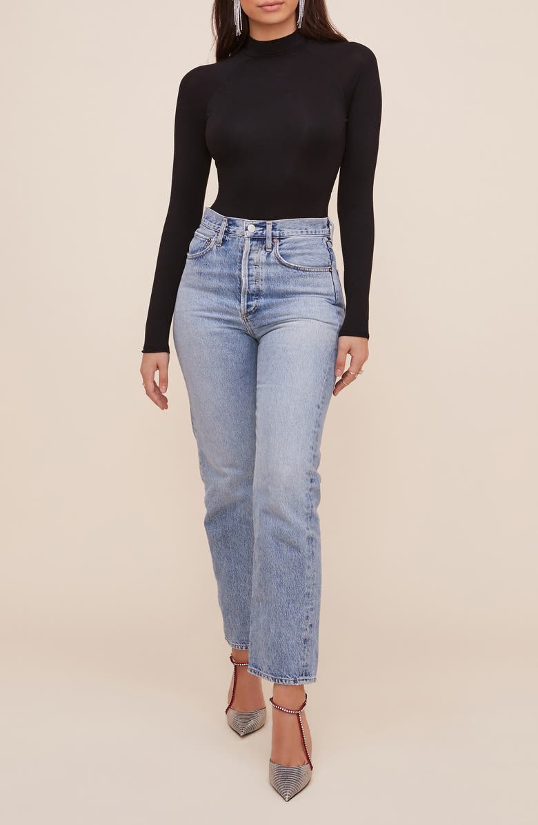 ASTR the Label Mock Neck Bodysuit, Alternate, color, 