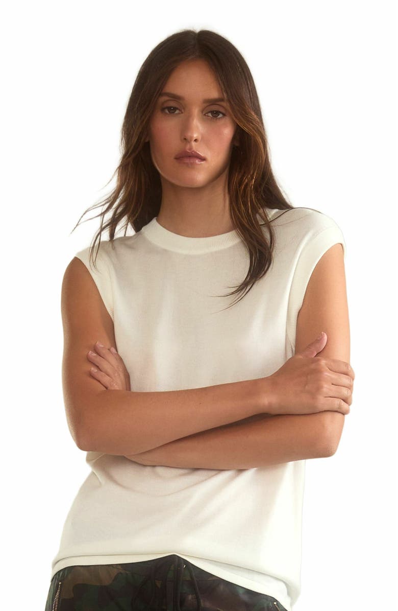 Cynthia Rowley Mica Sleeveless Knit Top, Alternate, color, 