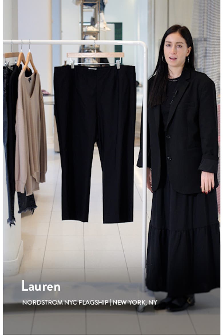 Wonderstretch Wide Leg Pull-On Pants video