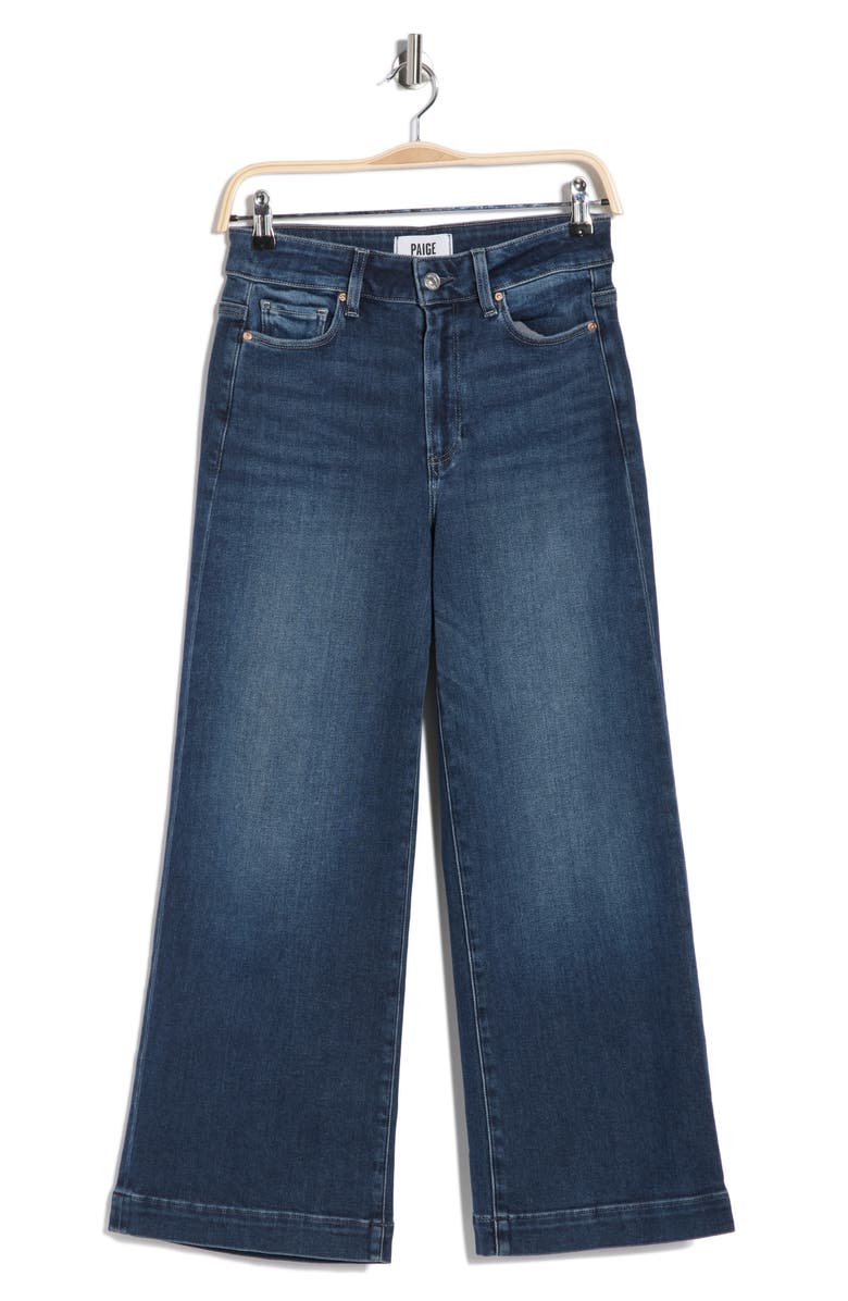 PAIGE Anessa High Waist Ankle Wide Leg Jeans, Alternate, color,